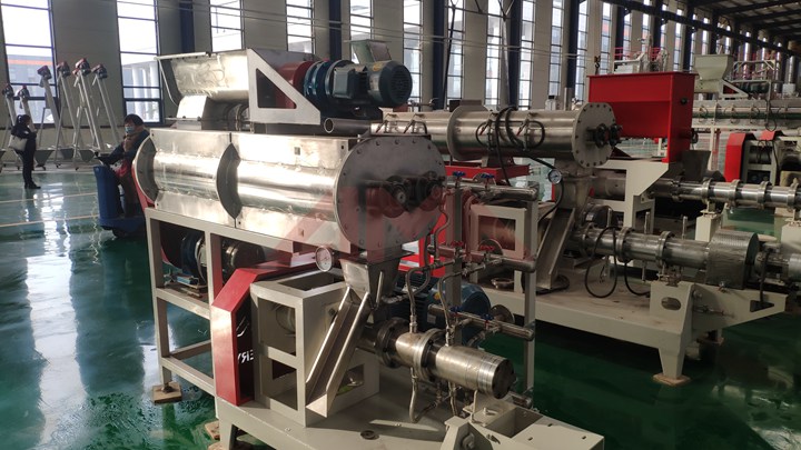 small scale vannamei shrimp twin screw extruder machine in the Philippines